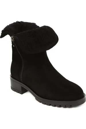 JONES BOOTMAKER Womens Lora Casual Leather Boots - Suede - Size UK 4
