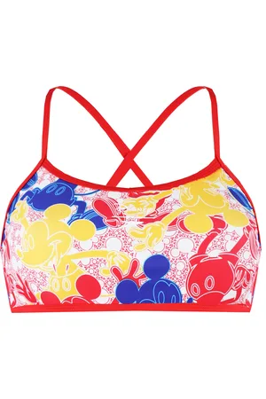 Speedo Childrens Unisex All Over Print Disney Mickey Mouse Junior Two Pieces Swimsuit 8 08111C820 - - Size 11-12Y