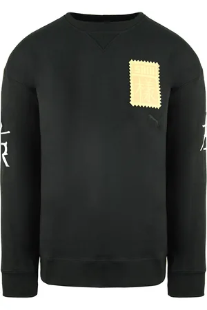 PUMA X Michael Lau Long Sleeve Crew Neck Mens Sweatshirt 530352 01 Cotton - Size Large