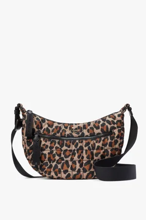 Kate Spade Womens Camden Spotted Leopard Printed Large Sling Bag - - One Size