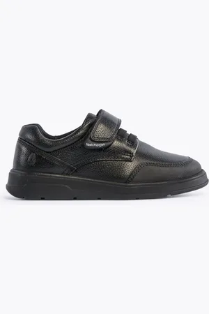 Hush Puppies ROWAN Boys Leather School Shoes - Size UK 3