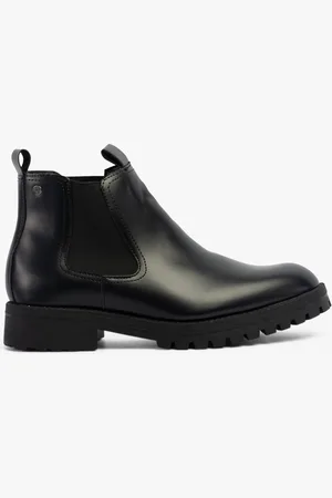 JACK & JONES CAMDEN Mens Chelsea Boots Anthracite - - Size UK 10