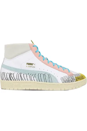 PUMA X Ralph Samson 70 Michael Lau Mens White Trainers - Leather (archived) - Size UK 3.5