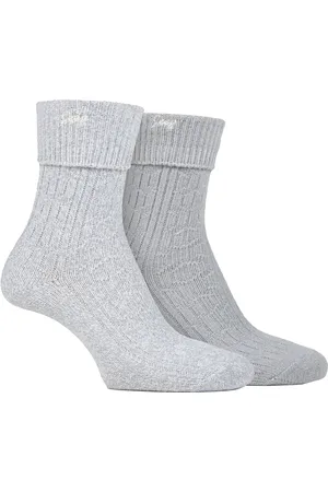Jeep Womens Ladies Turn Cuff Socks