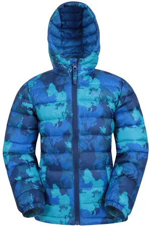 Mountain Warehouse Boys Seasons Camo Padded Jacket (Bright ) - Size 3-4Y