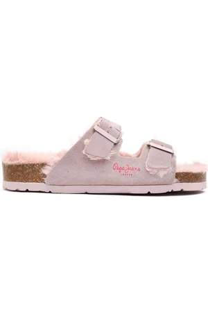 Pepe Jeans Womens London Oban Warm Sandals - Suede - Size UK 6