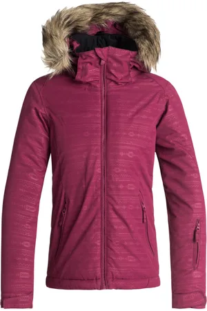 Roxy Girls Jet Ski Embossed Waterproof Warm Ski Coat Jacket - - Size 16Y