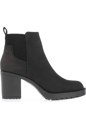 ONLY Womens Barbara Heeled Chelsea Boots in Suede - Size UK 7