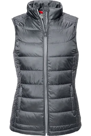 Russell Athletic Womens/Ladies Nano Padded Body Warmer (Iron ) - Size 20 UK
