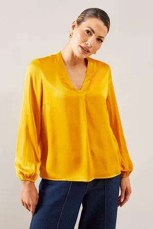wallis Womens Crinkle Satin Overhead Shirt - - Size 18 UK