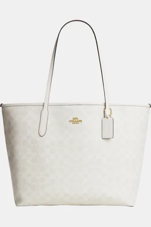 Coach Womens City Tote in Signature Canvas - - One Size