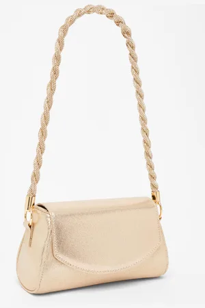 Quiz Womens Diamante Strap Shoulder Bag - One Size