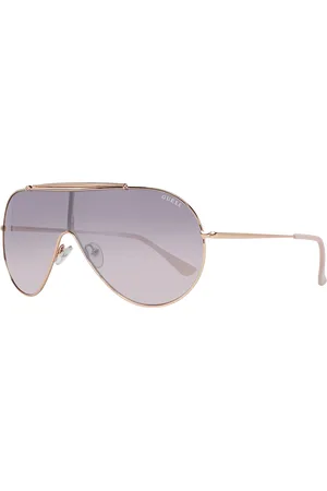 Guess Womens Sunglasses GF0370 28U Silver Mirrored Metal (archived) - One Size