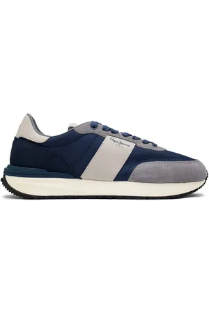 Pepe Jeans Mens London Buster Trainers - Suede - Size UK 8