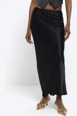River Island Womens Maxi Skirt Tie Waist - Size 6 UK