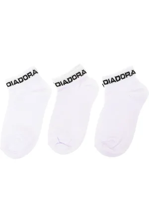 Diadora Girls Pack-3 High Top Sports Socks D1500 girl - - Size UK 6-8 Infant