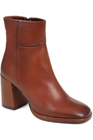 JONES BOOTMAKER Womens Clarabella Leather Heeled Ankle Boots - - Size UK 5