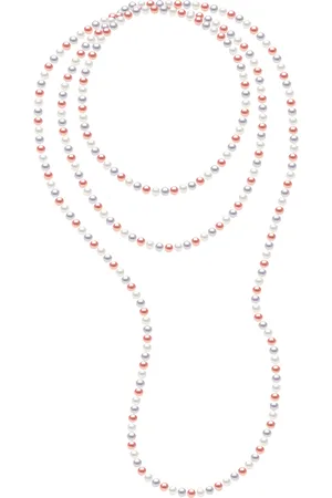 Diadema Womens - Necklace - Real Freshwater Pearls Pastel - One Size