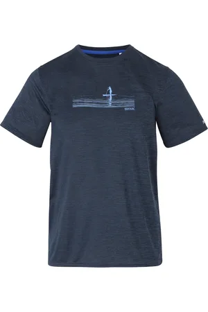 Regatta Mens Fingal IX Paddle Board Marl T-Shirt (Moonlight Denim Marl) - - Size Large