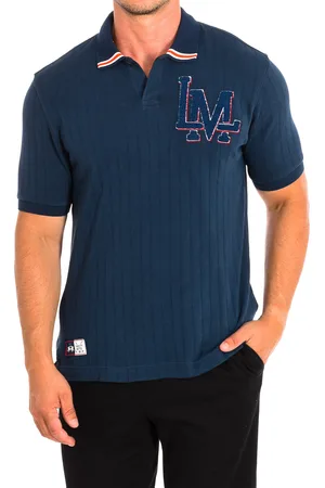 La Martina Mens Short Sleeve Polo TMP019-JS325 man - Cotton - Size Large
