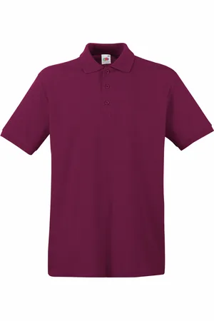 Fruit Of The Loom Premium Mens Short Sleeve Polo Shirt - - Size 3XL