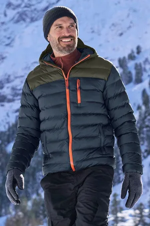 Mountain Warehouse Mens Link Padded Jacket ( Green) - Size 2XS
