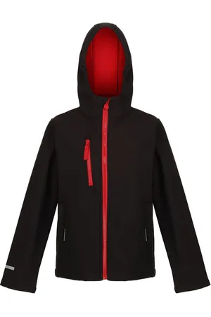 Regatta Childrens Unisex Childrens/Kids Ablaze 3 Layer Soft Shell Jacket ( /Classic Red) - Size 15-16Y