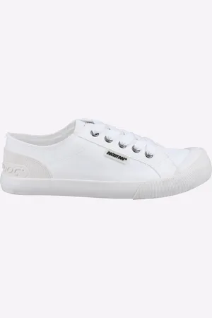 Rocket Dog Jazzin Canvas Shoes Womens - Cotton - Size UK 4
