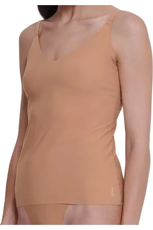 Sloggi Womens ZERO Feel 2.0 Spaghetti Top - Polyamide - Size Large