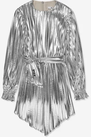 Msgm Girls Pleated Dress in - Size 6Y