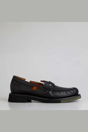 OFF-WHITE Mens Off White Sponge Meteor Loafers in Leather (archived) - Size UK 7.5