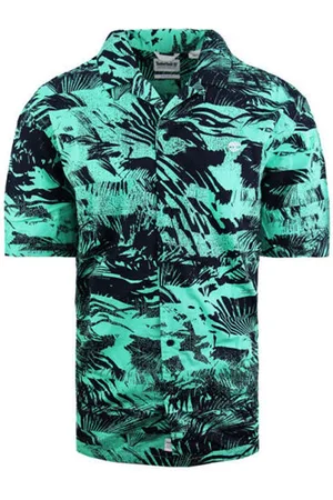 Timberland Stretch Mens Floral Summer Shirt - Size 2XL