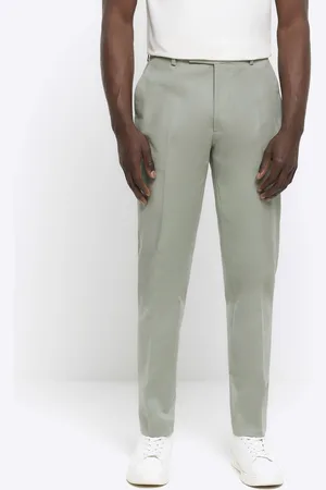 River Island Mens Chino Trousers Slim Fit Smart Cotton - Size 26W/32L