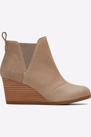 TOMS Kelsey Wedge Boots Womens - Rubber - Size UK 4
