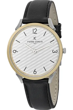 Pierre Cardin Pigalle Stripes Mens Watch CPI.2015 Leather - One Size