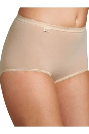 Sloggi Womens Basic+ Maxi Briefs 4 Pack - Cotton - Size 6XL