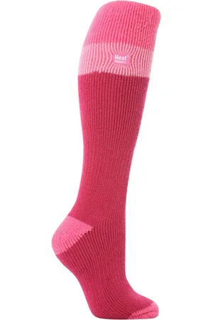 Heat Holders Womens Ladies 2.3 TOG Extra Long Knee High Skiing Thermal Ski Socks - Cotton - Size UK 4-6.5