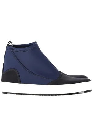 Marni Pre-owned Womens Neoprene Sneaker Boots in Blue - - Size 39.5 EU/IT