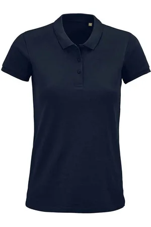 Sols Womens/Ladies Planet Organic Polo Shirt (French Navy) - - Size Medium