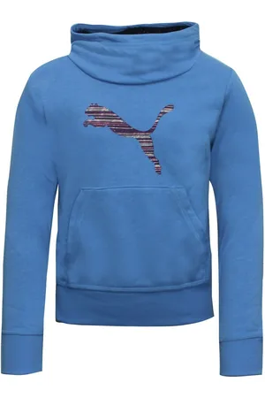PUMA Childrens Unisex FUN TD Junior Hooded Sweat Textile - Size Small