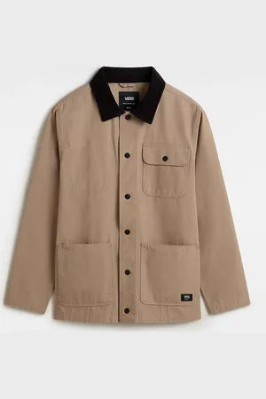 Vans Mens Men’s Drill Chore Jacket in Military Khaki - - Size X-Small