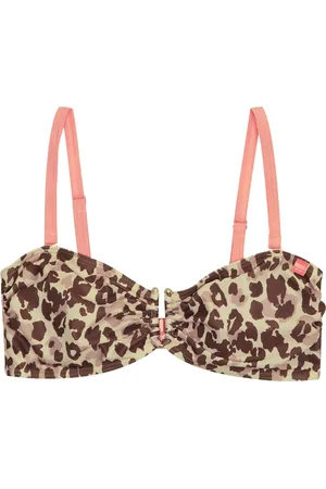 Regatta Womens/Ladies Aceana III Leopard Print Bikini Top ( /Brown) - Size 20 UK