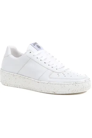JONES BOOTMAKER Womens Tabbee Apple Leather Trainers - - Size UK 5