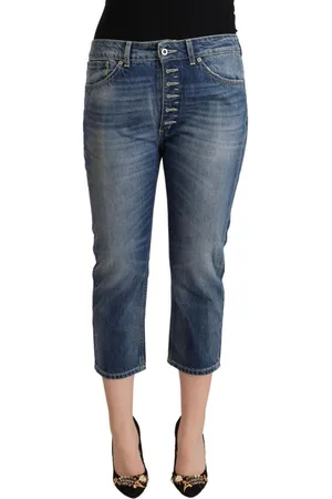 Dondup WoMens Washed Mid Waist Capri Denim Jeans material_cotton - Size IT 40 (Womens)