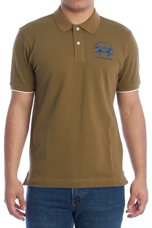 La Martina Mens Regular Fit Short Sleeve Polo YMP001-PK001 - - Size X-Large
