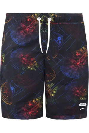 Speedo Childrens Unisex Star Wars All Over Print 15inch Junior Watershorts - Size Small