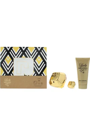 Paco rabanne Womens Lady Million Eau de Parfum 80ml, Eau de 5ml + Body Lotion 100ml Gift Set - One Size