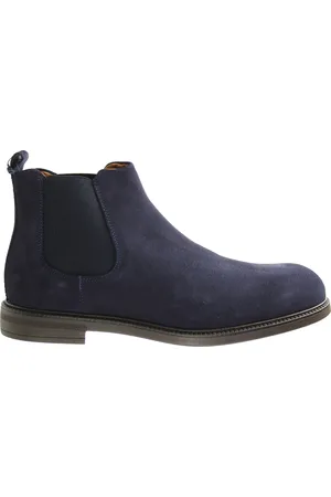 Hackett Chino Chelsea Mens Navy Boots - Leather - Size UK 11