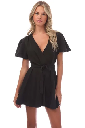 Superdry Womens Vintage Mini Wrap Dress in - Size 12 UK