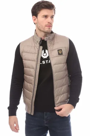 Belstaff Mens Down Filled Nylon Circuit Gilet in - Size Small